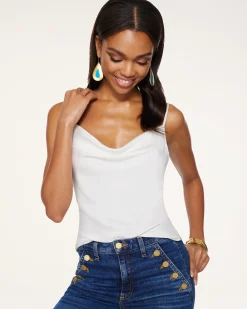 Online Ramy Brook Abigail Cowl Neck Tank Top