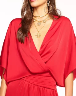 Discount Ramy Brook Adiel Wrap Midi Dress