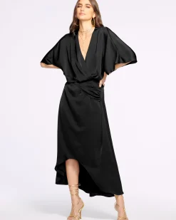 Discount Ramy Brook Adiel Wrap Midi Dress