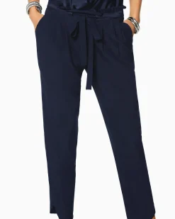 Hot Ramy Brook Allyn Silk Paperbag Waist Pant