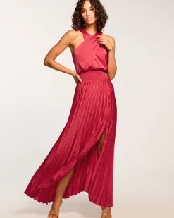 Hot Ramy Brook Arina Halter Maxi Dress