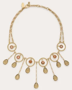 Online Ramy Brook Arrika Chandelier Necklace Brown