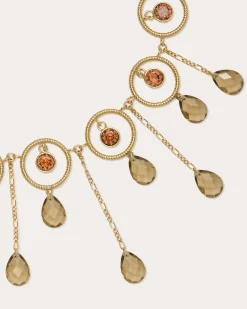 Online Ramy Brook Arrika Chandelier Necklace Brown