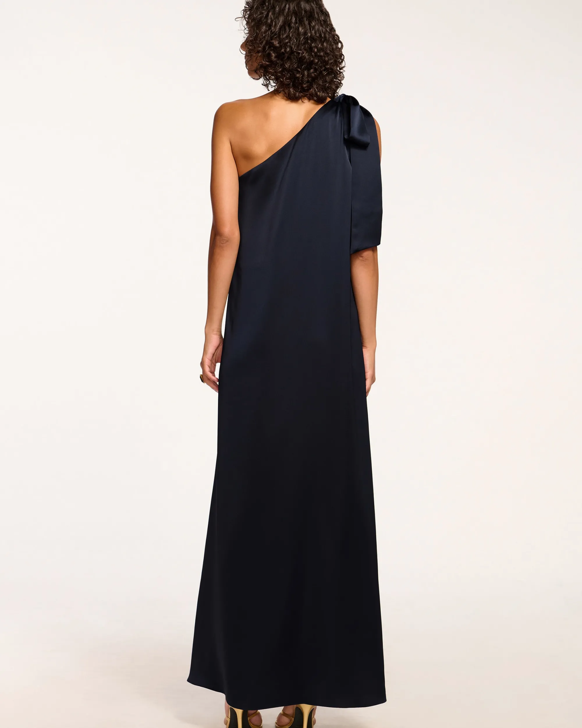 Hot Ramy Brook Benita One-Shoulder Gown