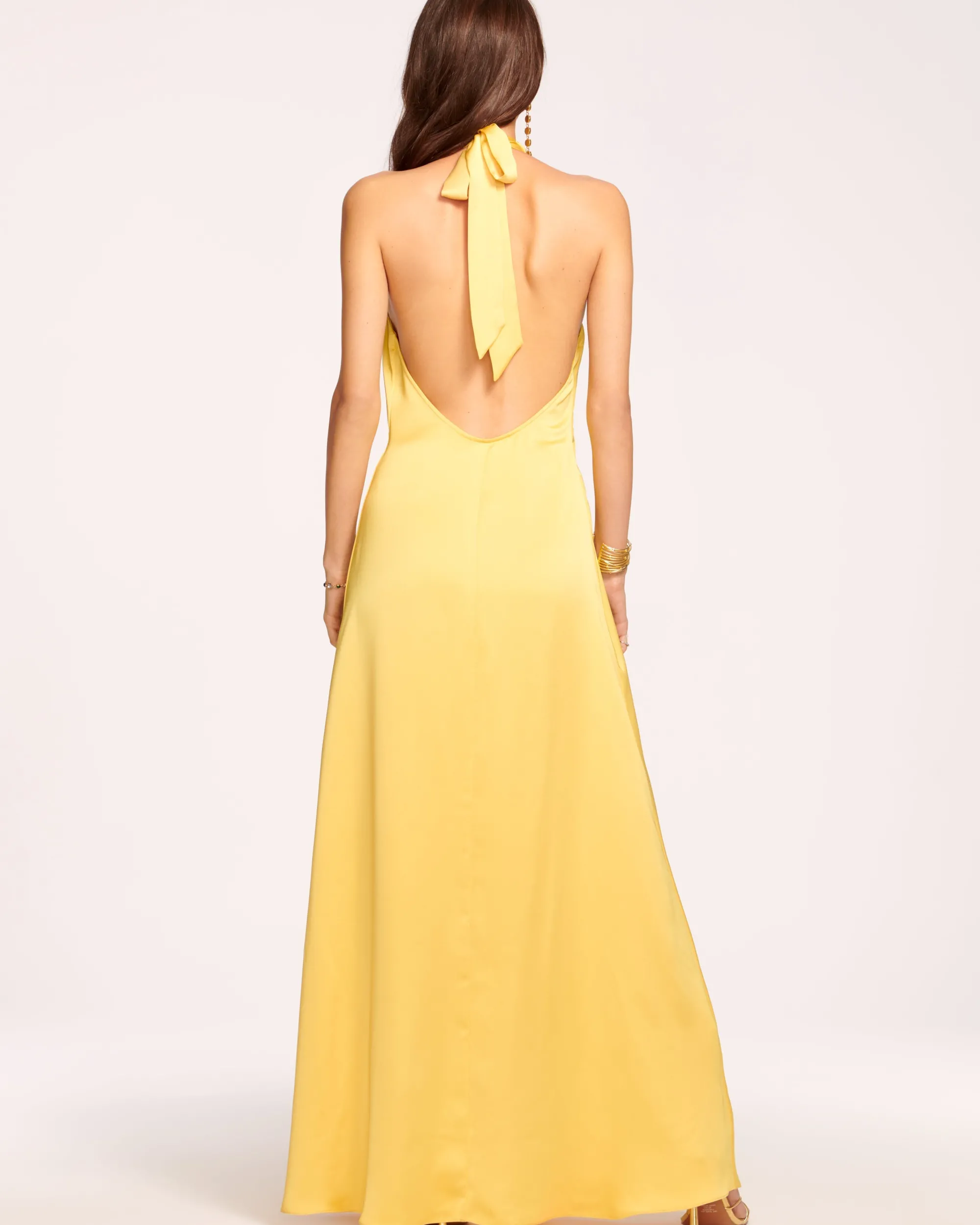 Online Ramy Brook Carey Halter Gown Black