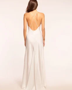 Discount Ramy Brook Caspe V-Neck Gown Black