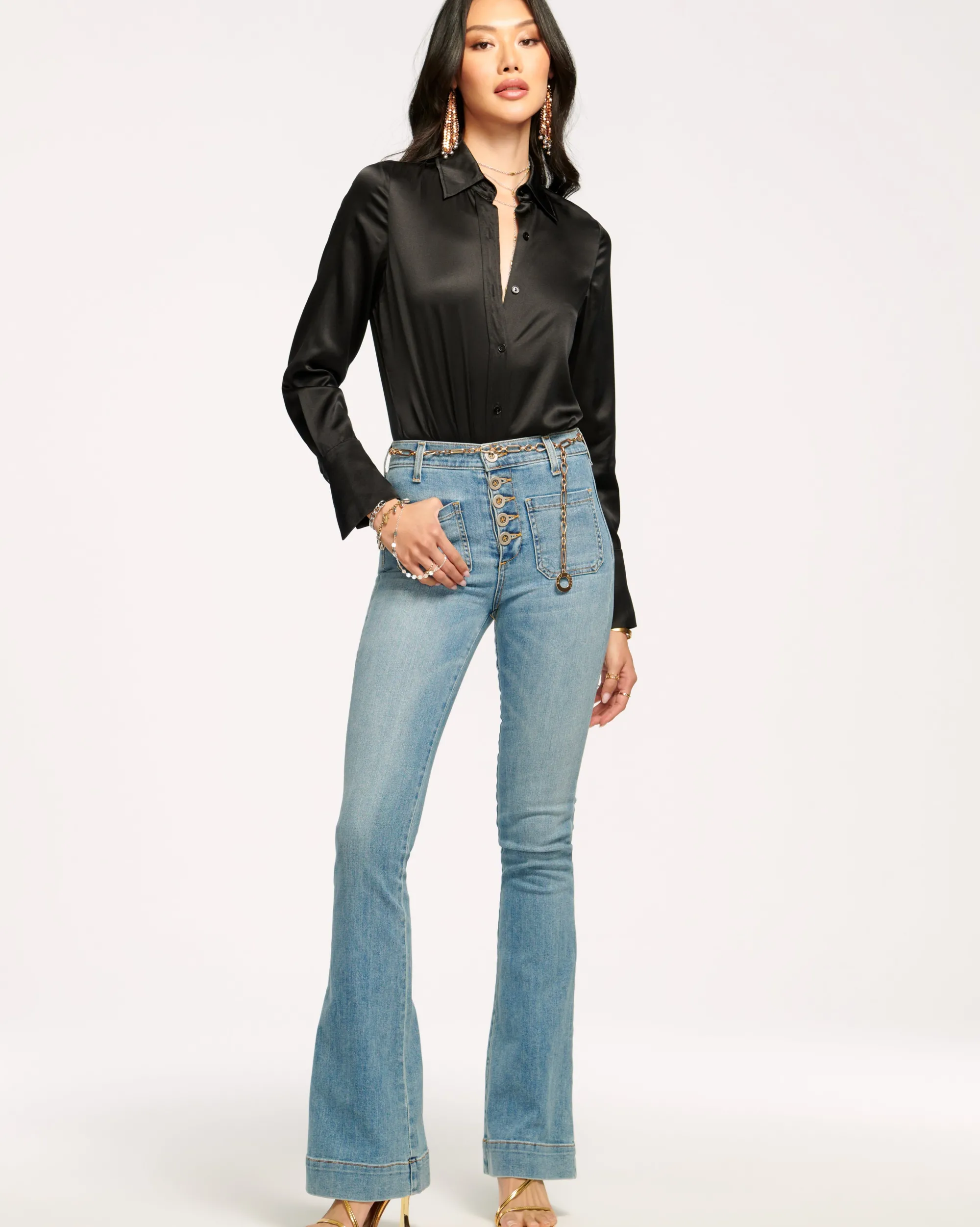 Online Ramy Brook Cindy High-Rise Flare Jean