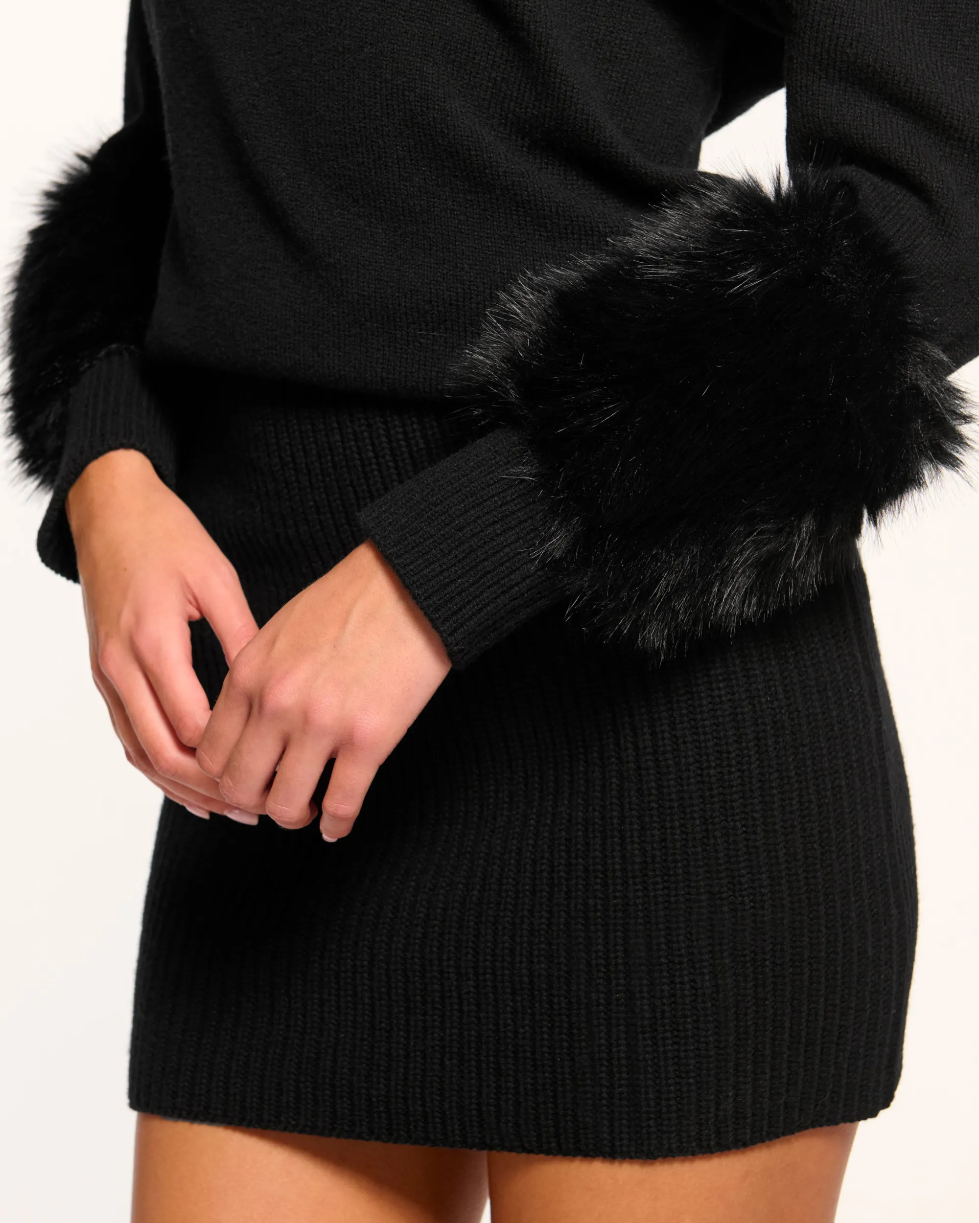 Best Ramy Brook Cyrus Off-The-Shoulder Sweater Dress