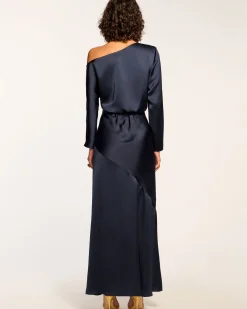 Fashion Ramy Brook Damiris Off-The-Shoulder Gown Navy