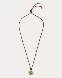 Fashion Ramy Brook Delilah Suede Pendant Necklace Black