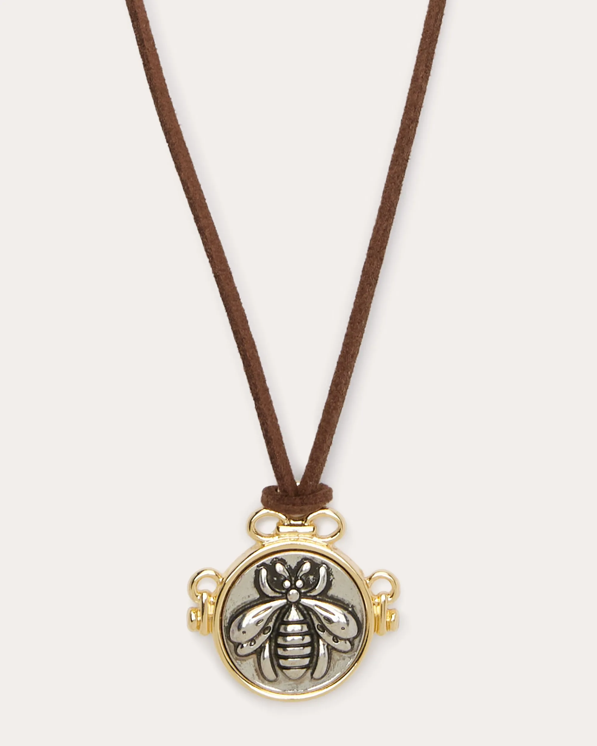 Fashion Ramy Brook Delilah Suede Pendant Necklace Black