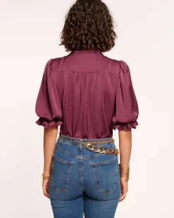 Best Ramy Brook Dina Button Down Bodysuit