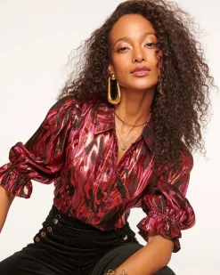 Best Ramy Brook Dina Button Down Bodysuit