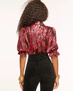 Best Ramy Brook Dina Button Down Bodysuit