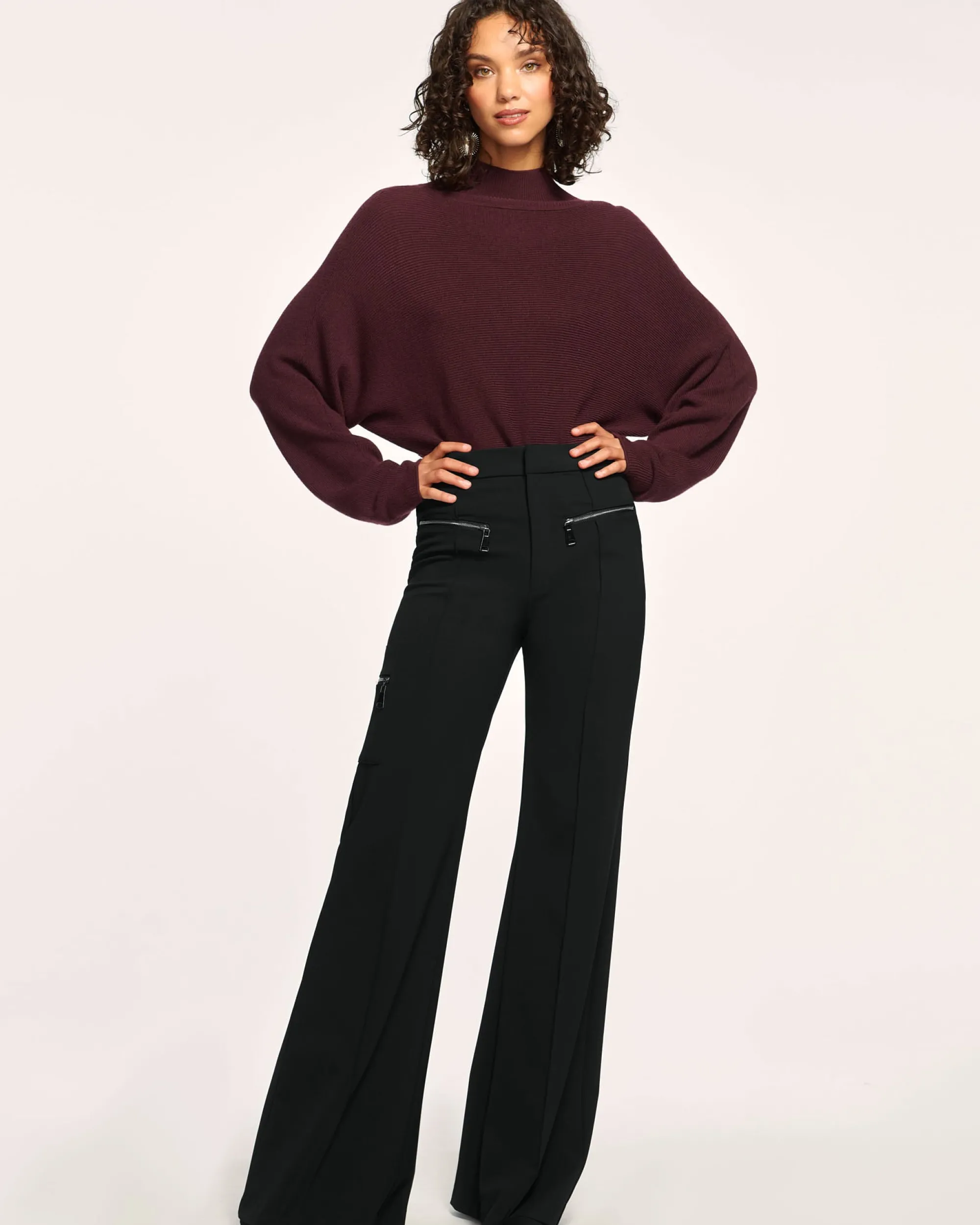 Hot Ramy Brook Emory Wide Leg Pant Black