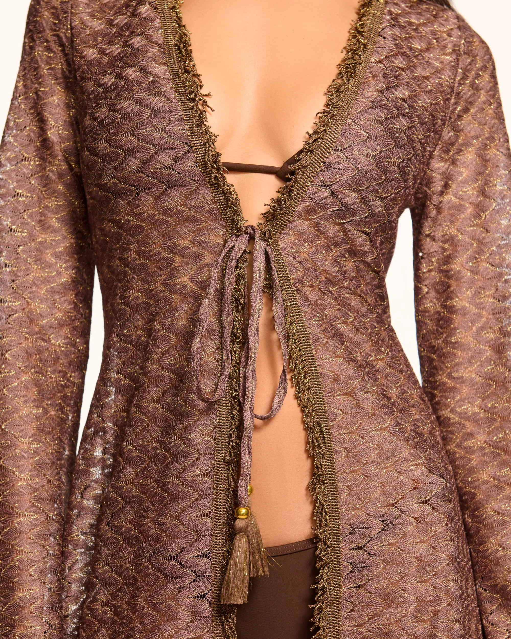 Clearance Ramy Brook Fatima Coverup Dress Brownzigzag