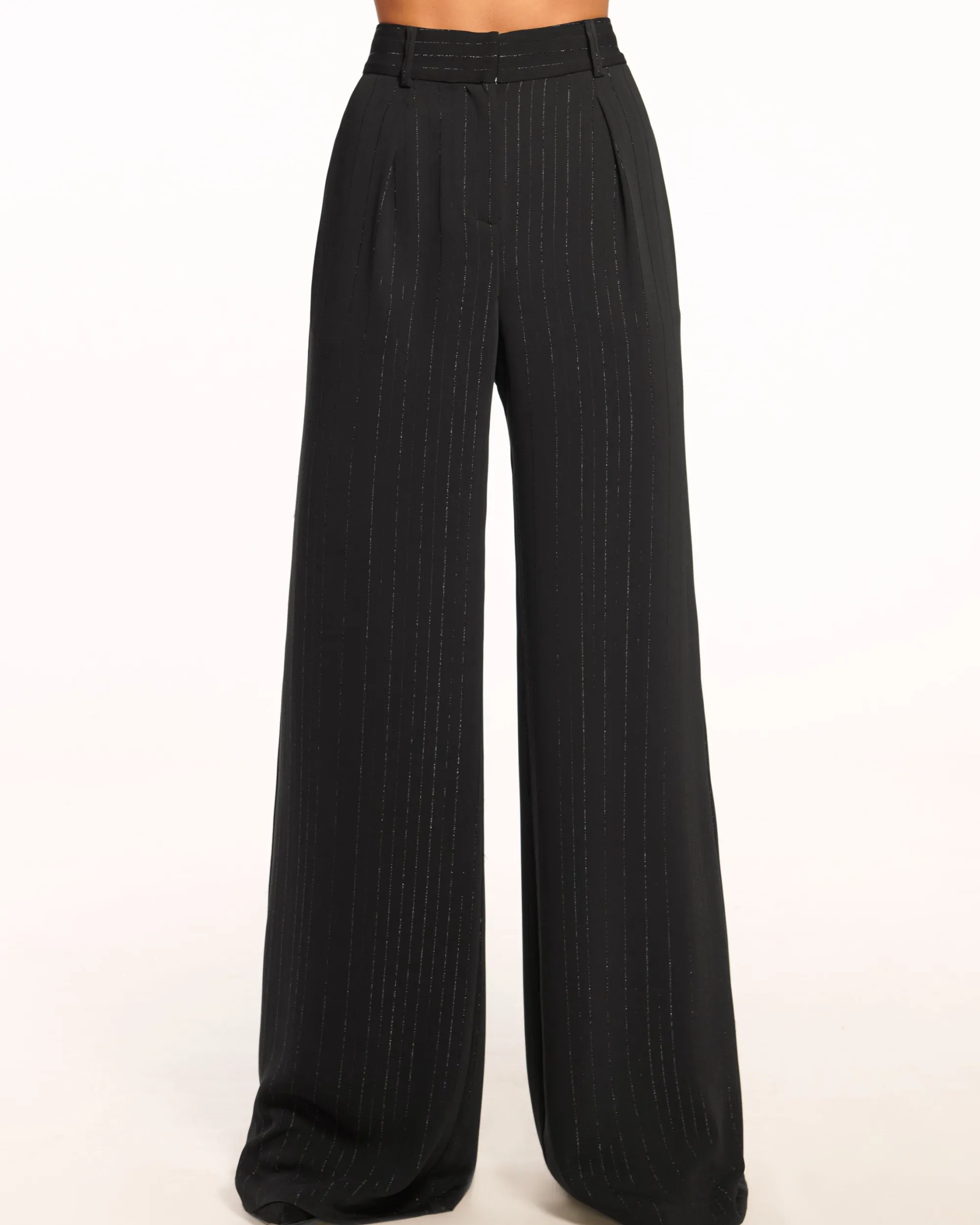 Online Ramy Brook Gaius Wide Leg Trouser Blackstripe
