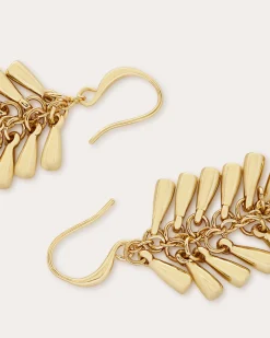 Hot Ramy Brook Gena Cluster Earrings Gold