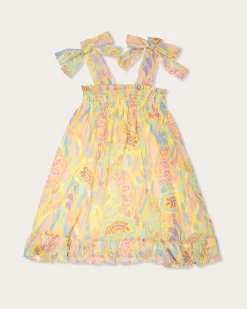 Clearance Ramy Brook Girls Babydoll Franka Dress Blueleaf
