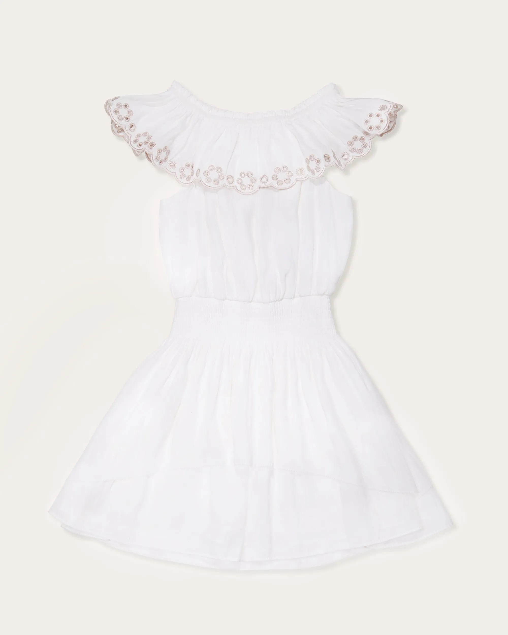 Discount Ramy Brook Girls Cynthia Ruffle Mini Dress Ivory