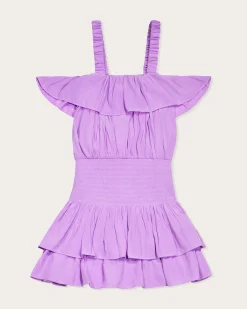 New Ramy Brook Girls Leon Mini Dress Mauililac
