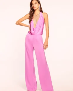 Clearance Ramy Brook Harriet Halter Jumpsuit