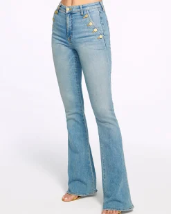 Fashion Ramy Brook Helena High-Rise Flare Jean