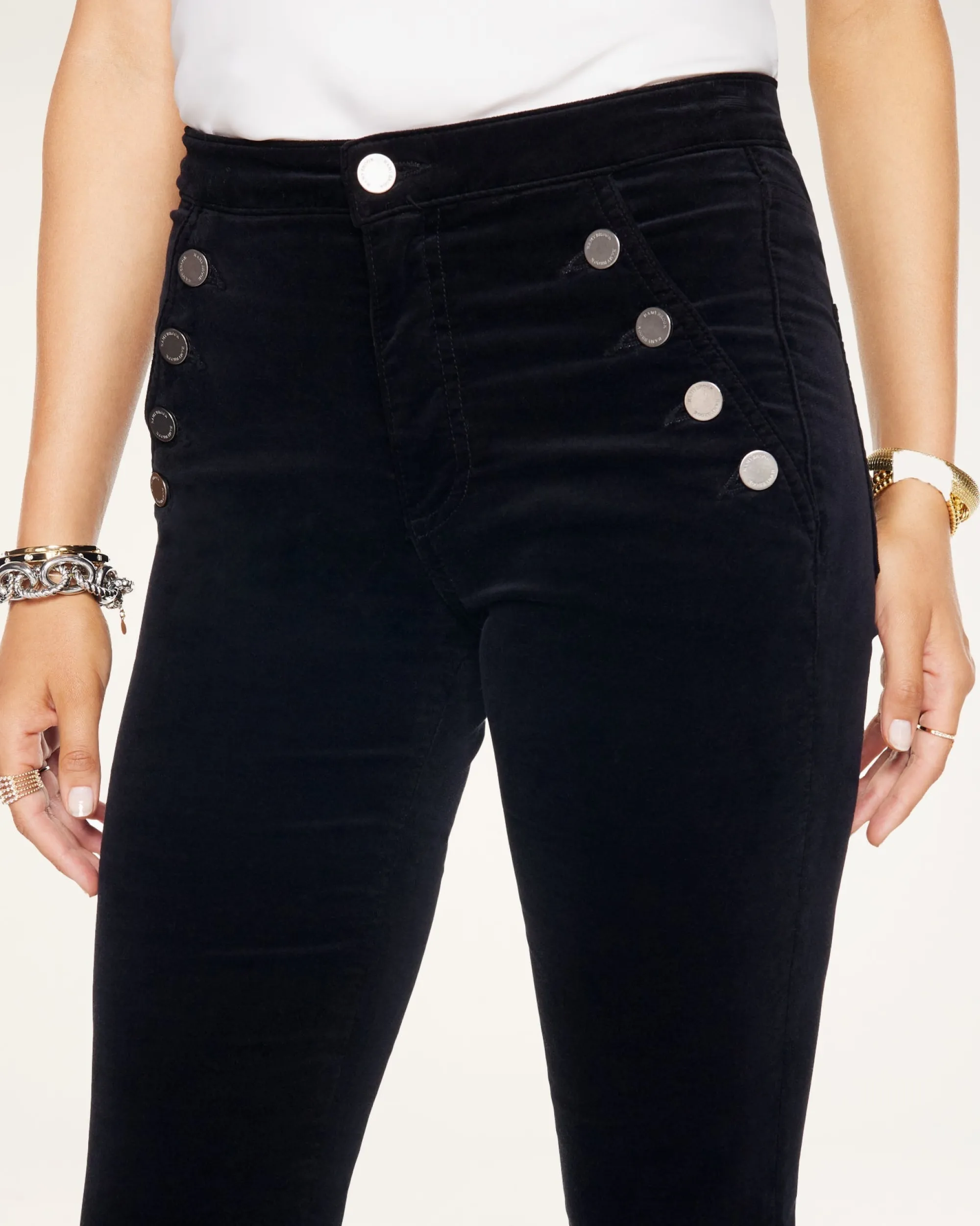 Fashion Ramy Brook Helena High-Rise Flare Jean