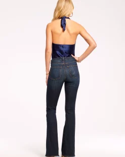 Fashion Ramy Brook Helena High-Rise Flare Jean