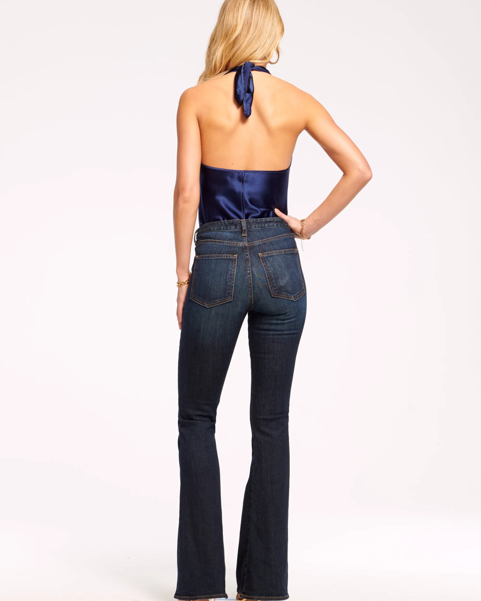Fashion Ramy Brook Helena High-Rise Flare Jean