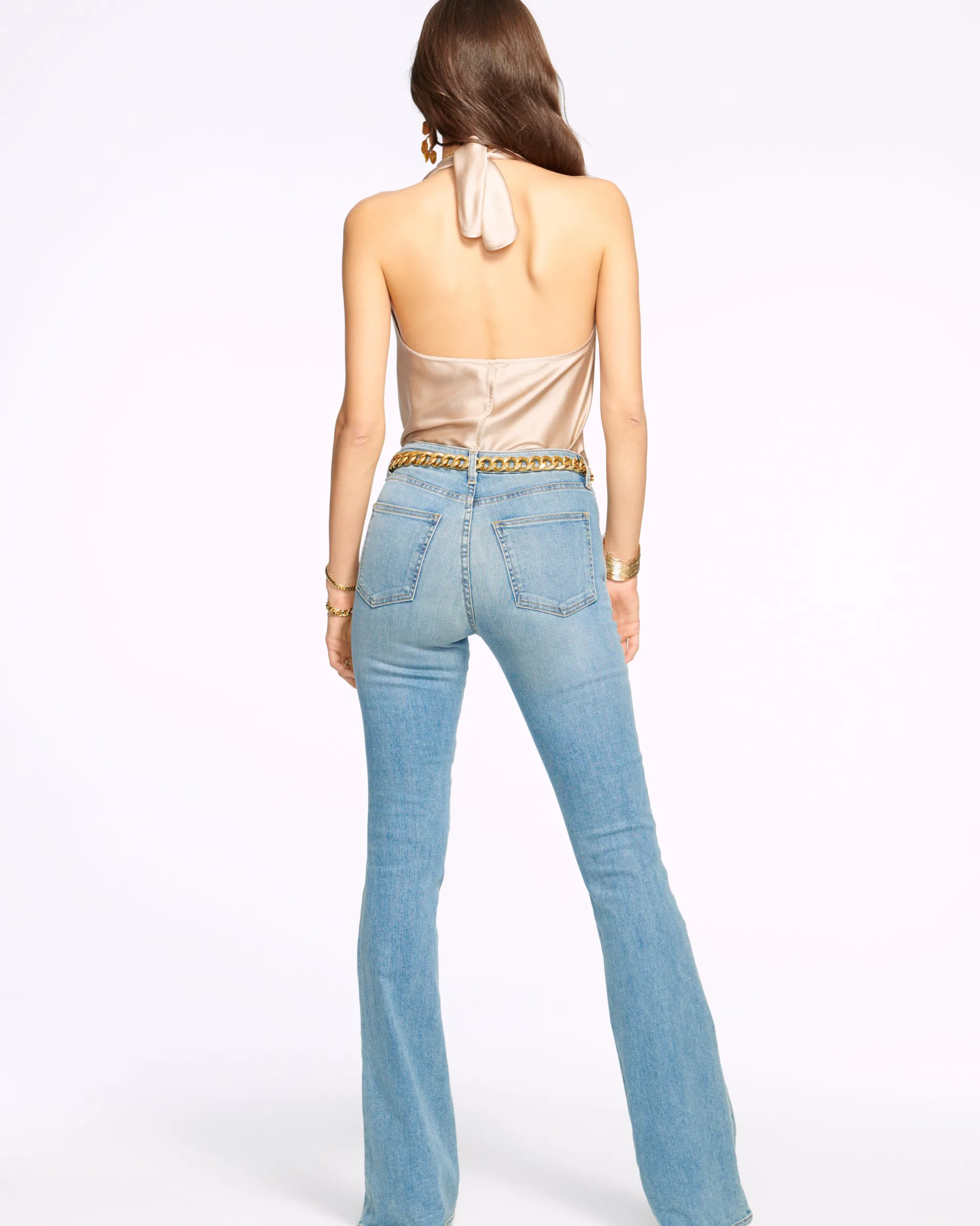 Fashion Ramy Brook Helena High-Rise Flare Jean