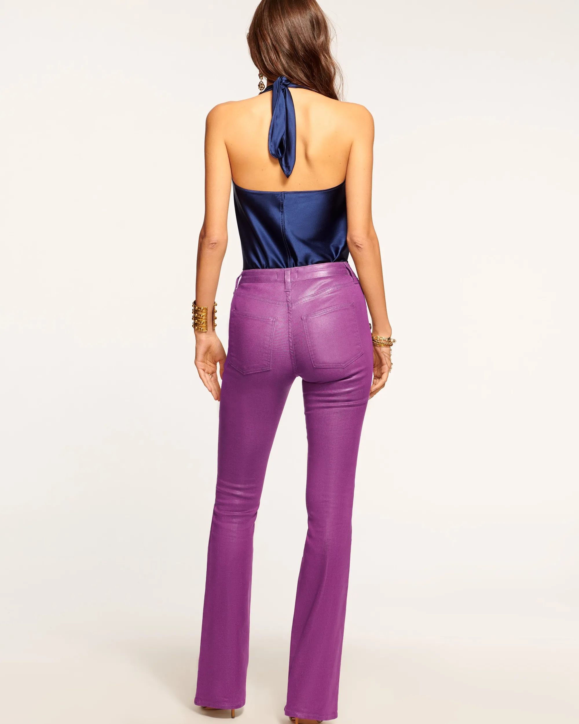 Fashion Ramy Brook Helena High-Rise Flare Jean