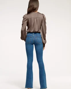 Fashion Ramy Brook Helena High-Rise Flare Jean