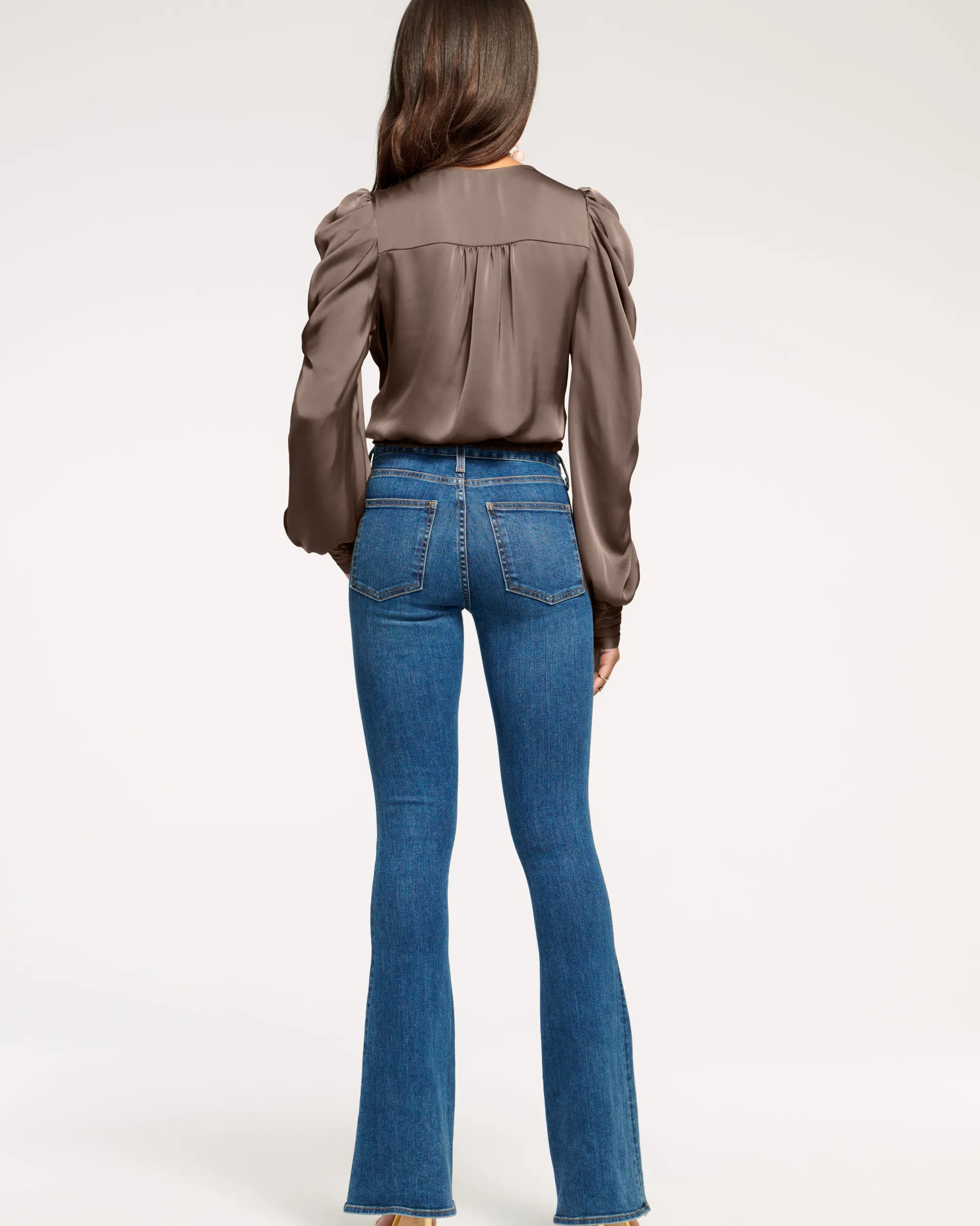 Fashion Ramy Brook Helena High-Rise Flare Jean