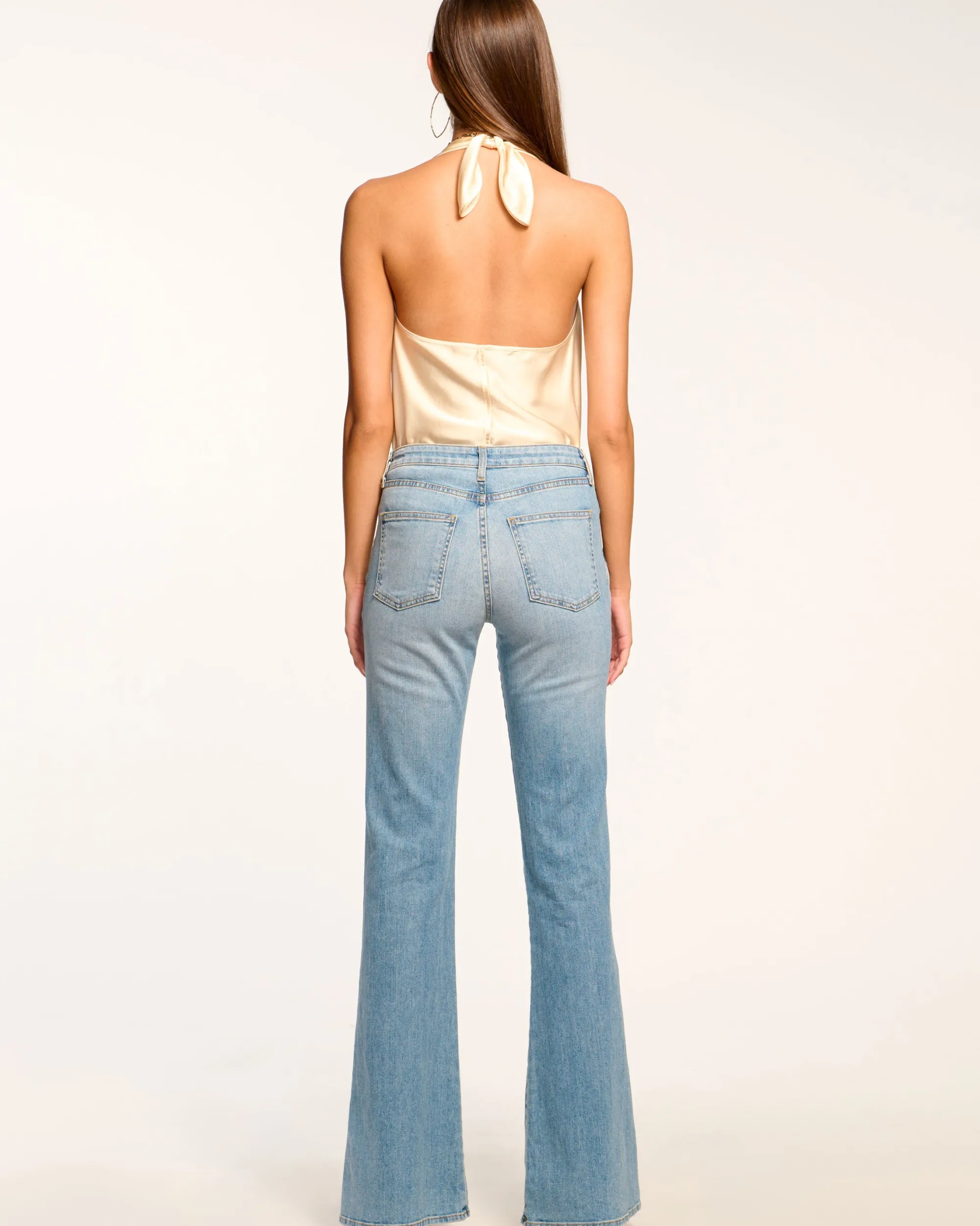 Fashion Ramy Brook Helena High-Rise Flare Jean