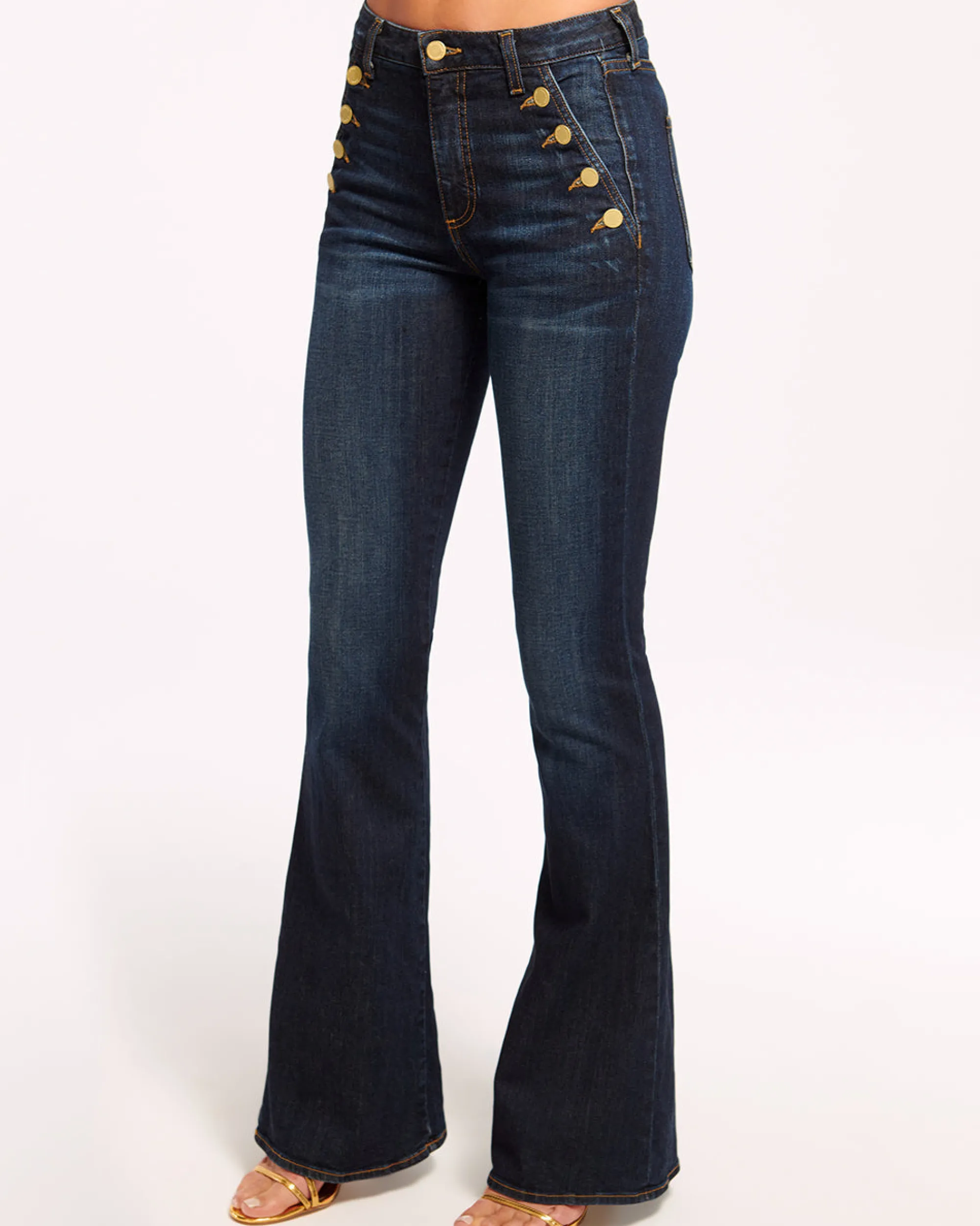 Fashion Ramy Brook Helena High-Rise Flare Jean
