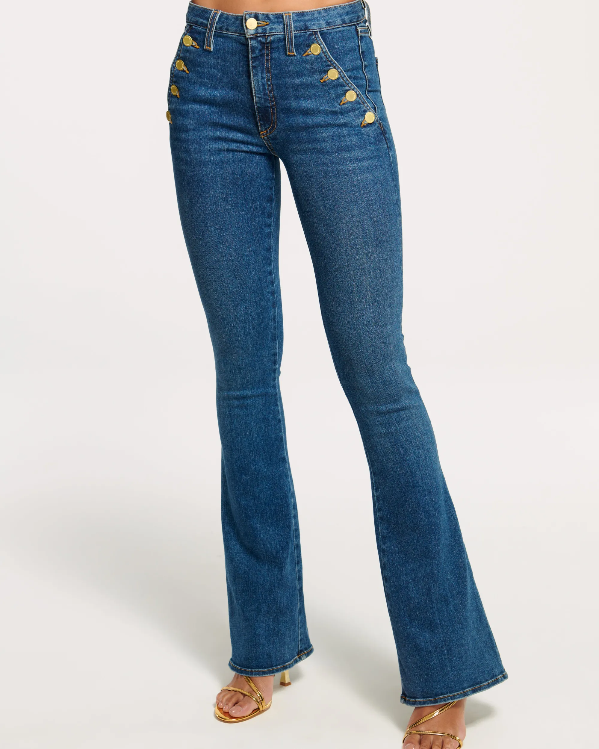Fashion Ramy Brook Helena High-Rise Flare Jean