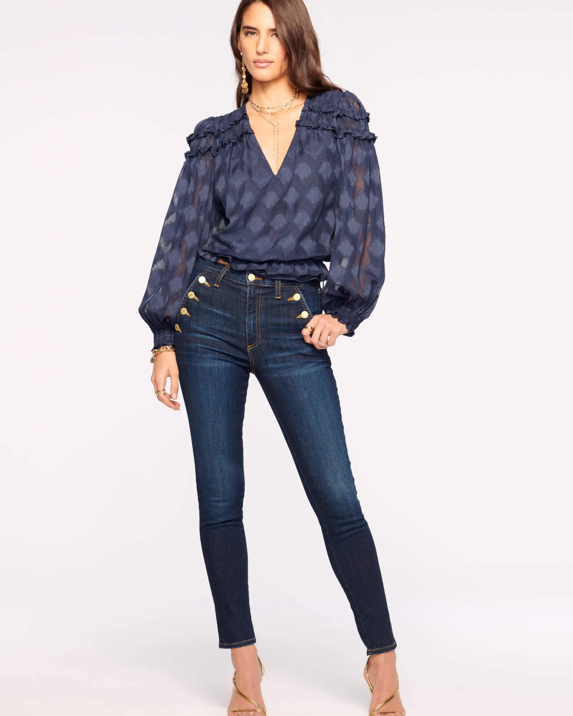 Online Ramy Brook Helena High-Rise Skinny Jean