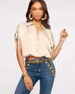 Online Ramy Brook Jacinta Button Down Top