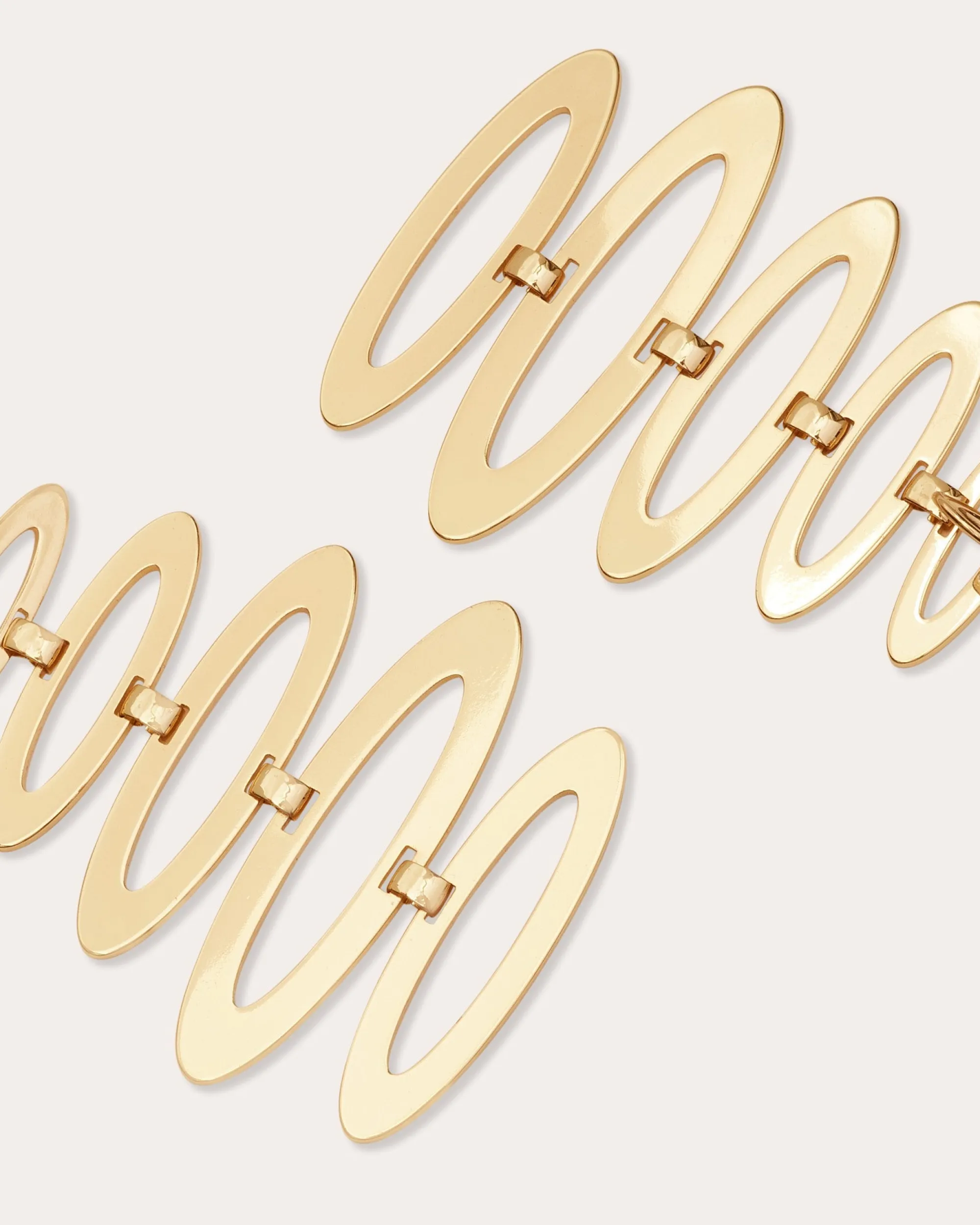 Online Ramy Brook Jazmine Oval Earrings Gold