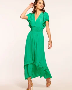 Hot Ramy Brook Joanie Short Sleeve Maxi Dress