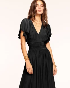 Hot Ramy Brook Joanie Short Sleeve Maxi Dress