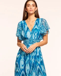 Hot Ramy Brook Joanie Short Sleeve Maxi Dress