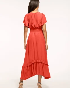 Hot Ramy Brook Joanie Short Sleeve Maxi Dress