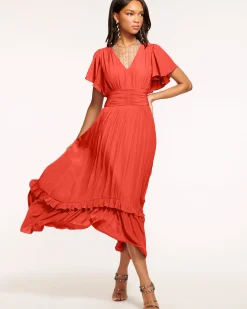 Hot Ramy Brook Joanie Short Sleeve Maxi Dress