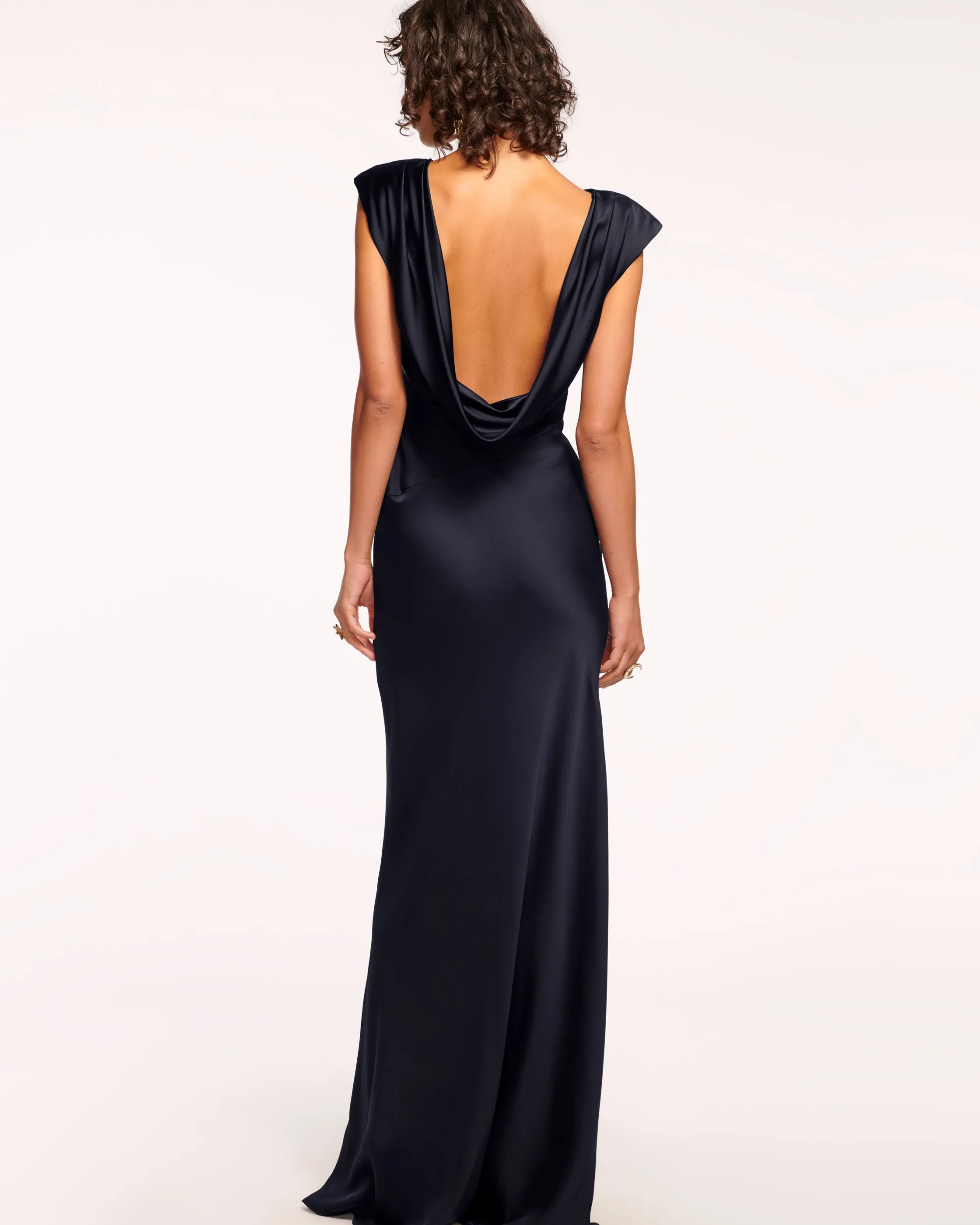 Sale Ramy Brook Joanna Cowl Back Gown