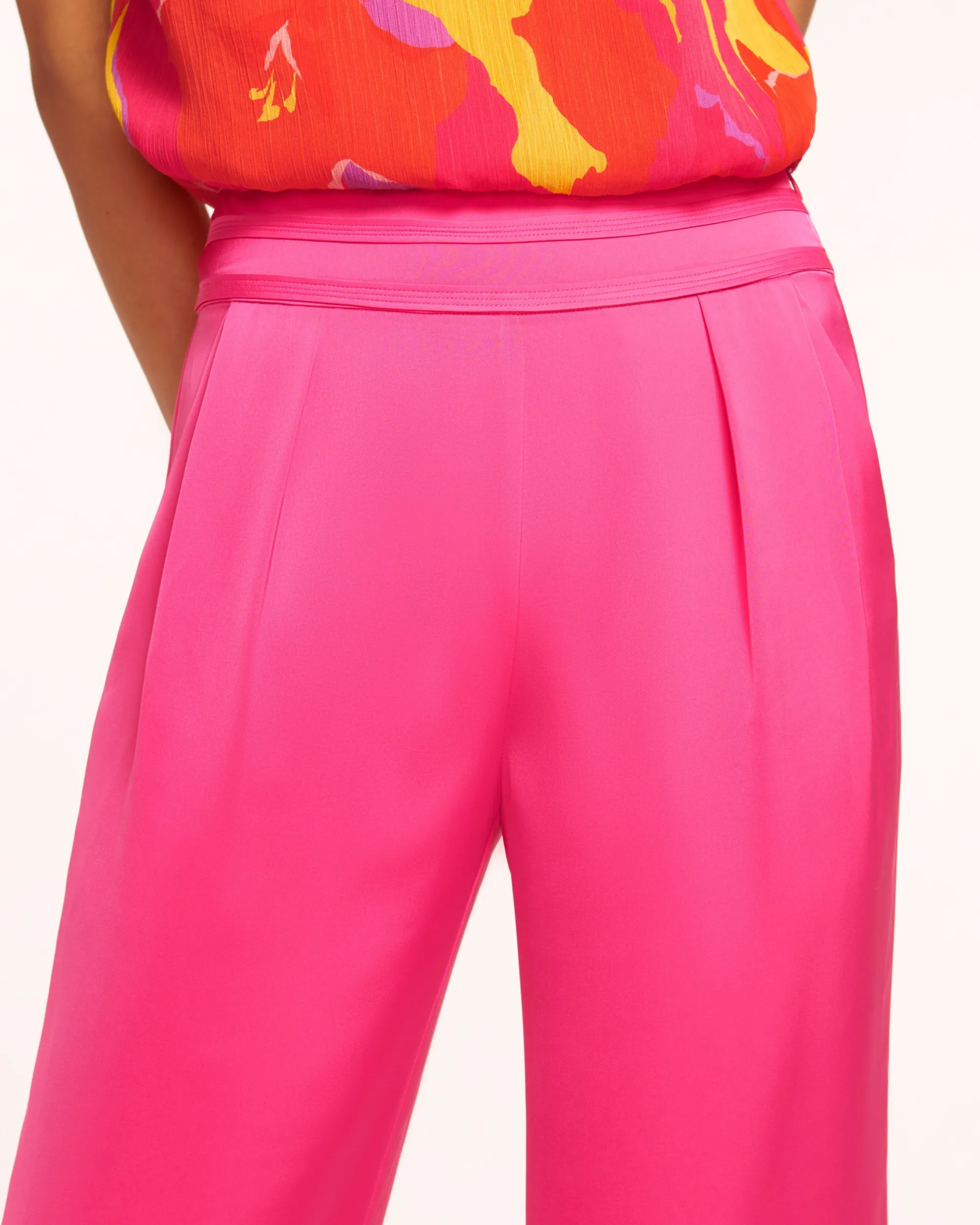 New Ramy Brook Joss Cropped Wide Leg Pant