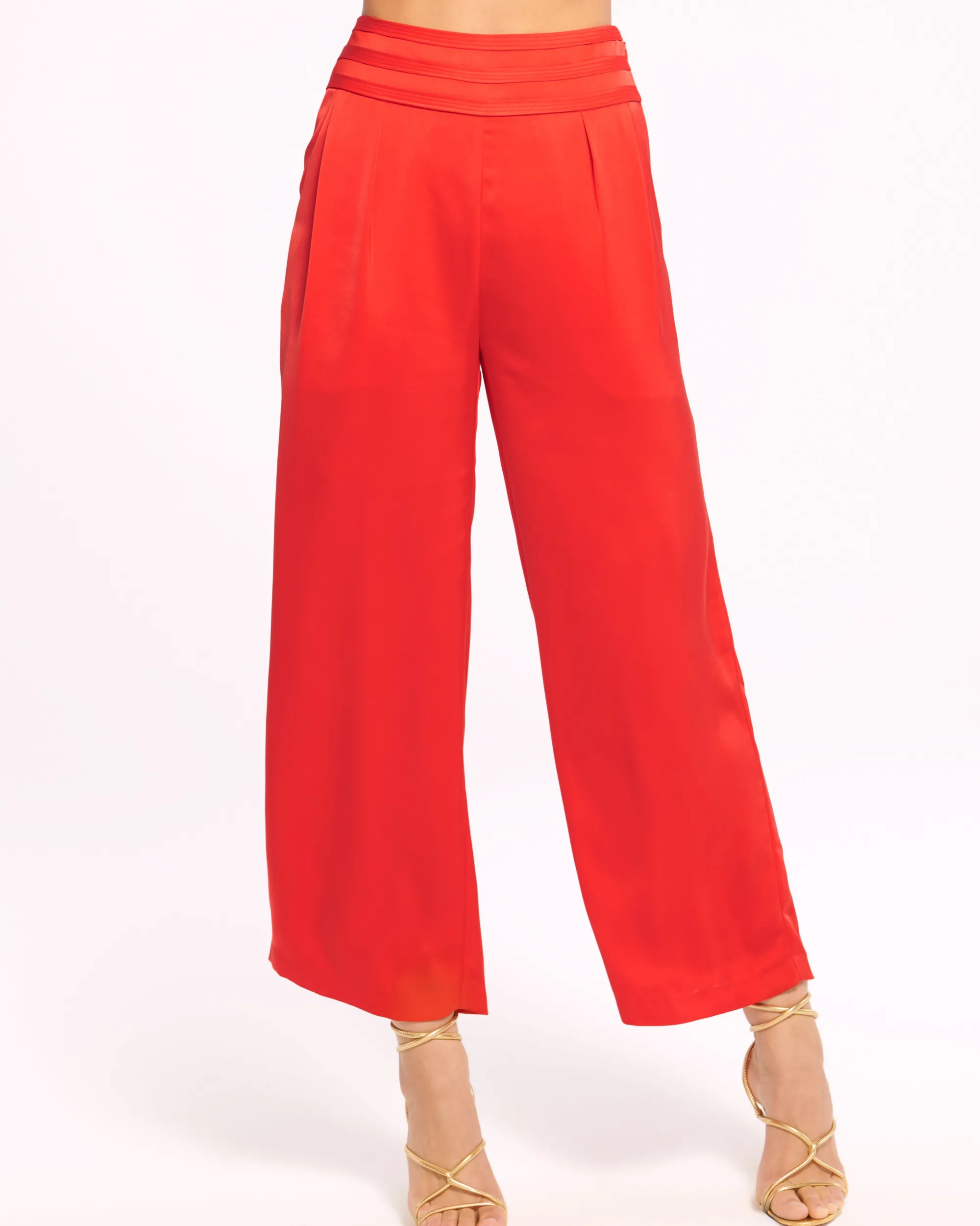 New Ramy Brook Joss Cropped Wide Leg Pant