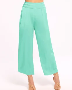 New Ramy Brook Joss Cropped Wide Leg Pant