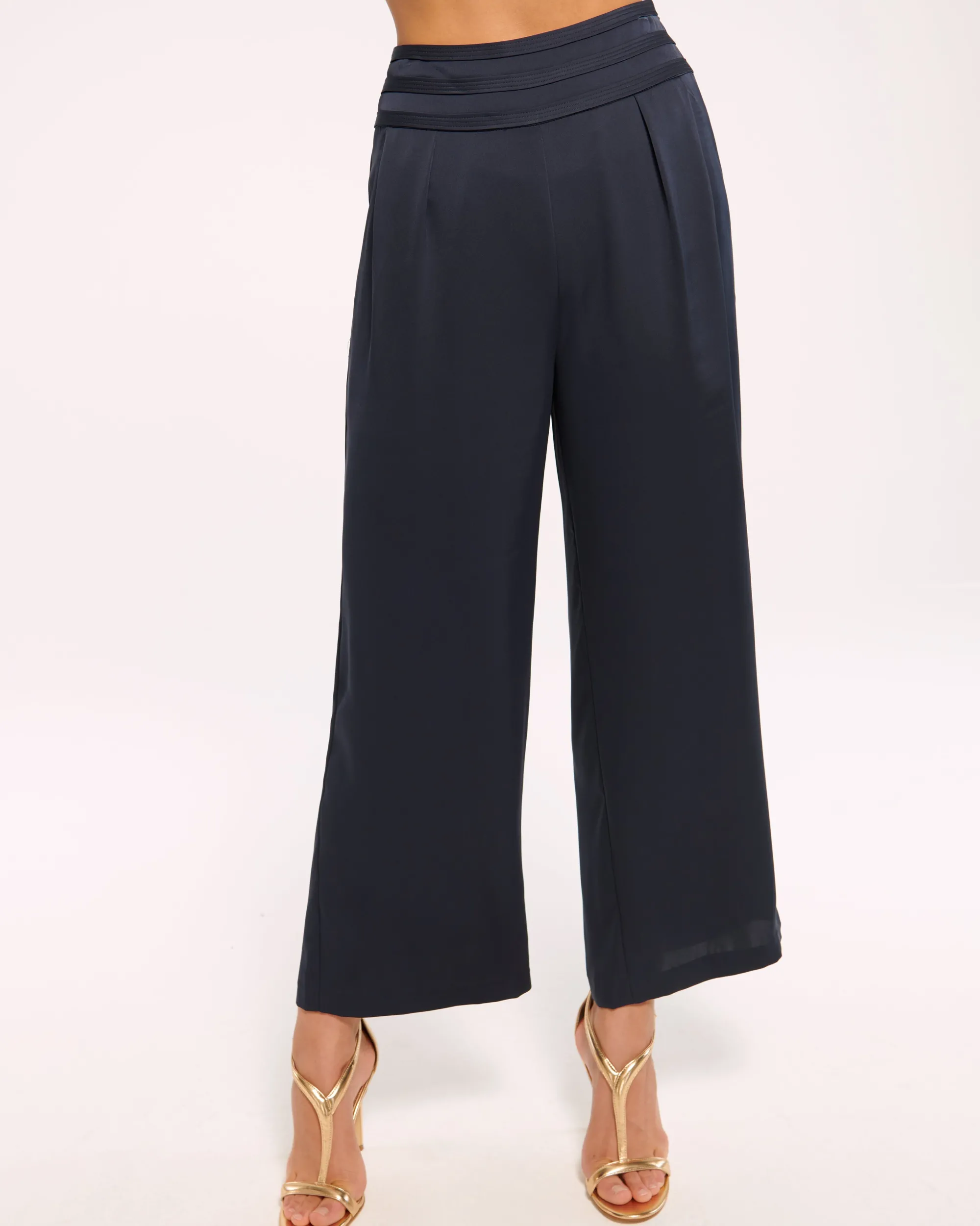 New Ramy Brook Joss Cropped Wide Leg Pant